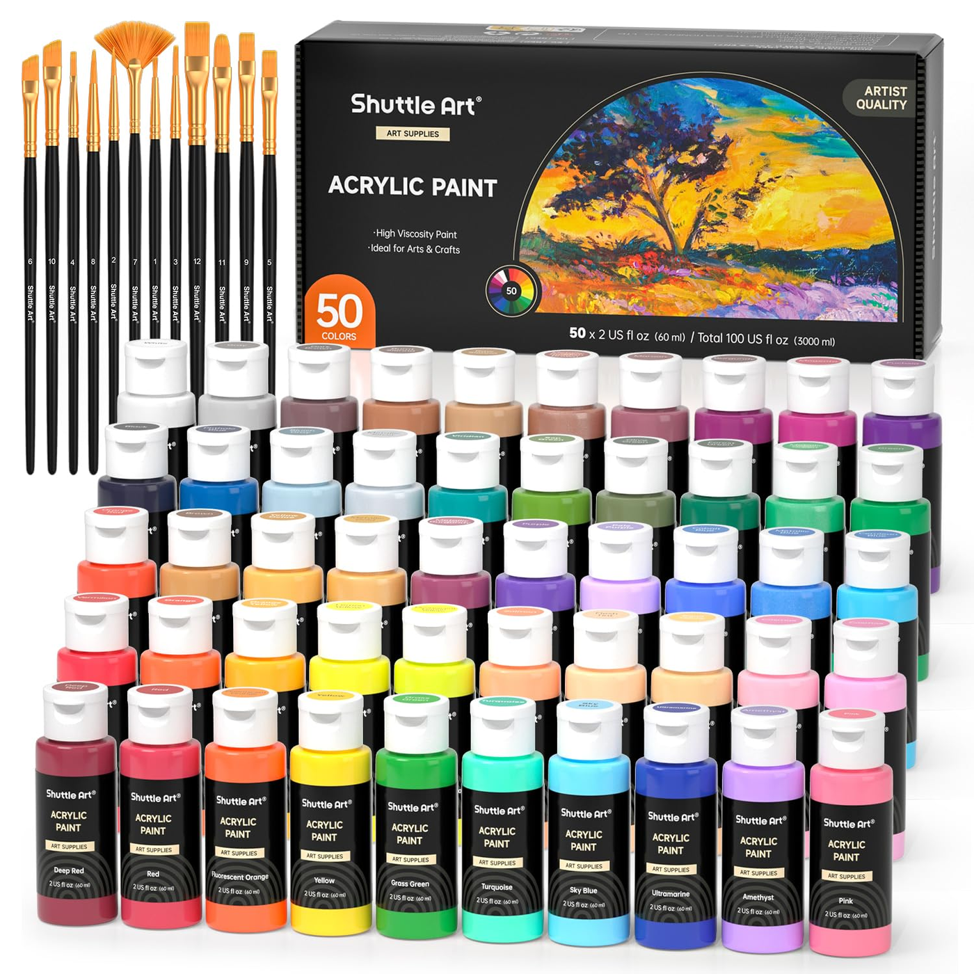 Acrylic Paint Set 48-color Pro product photo
