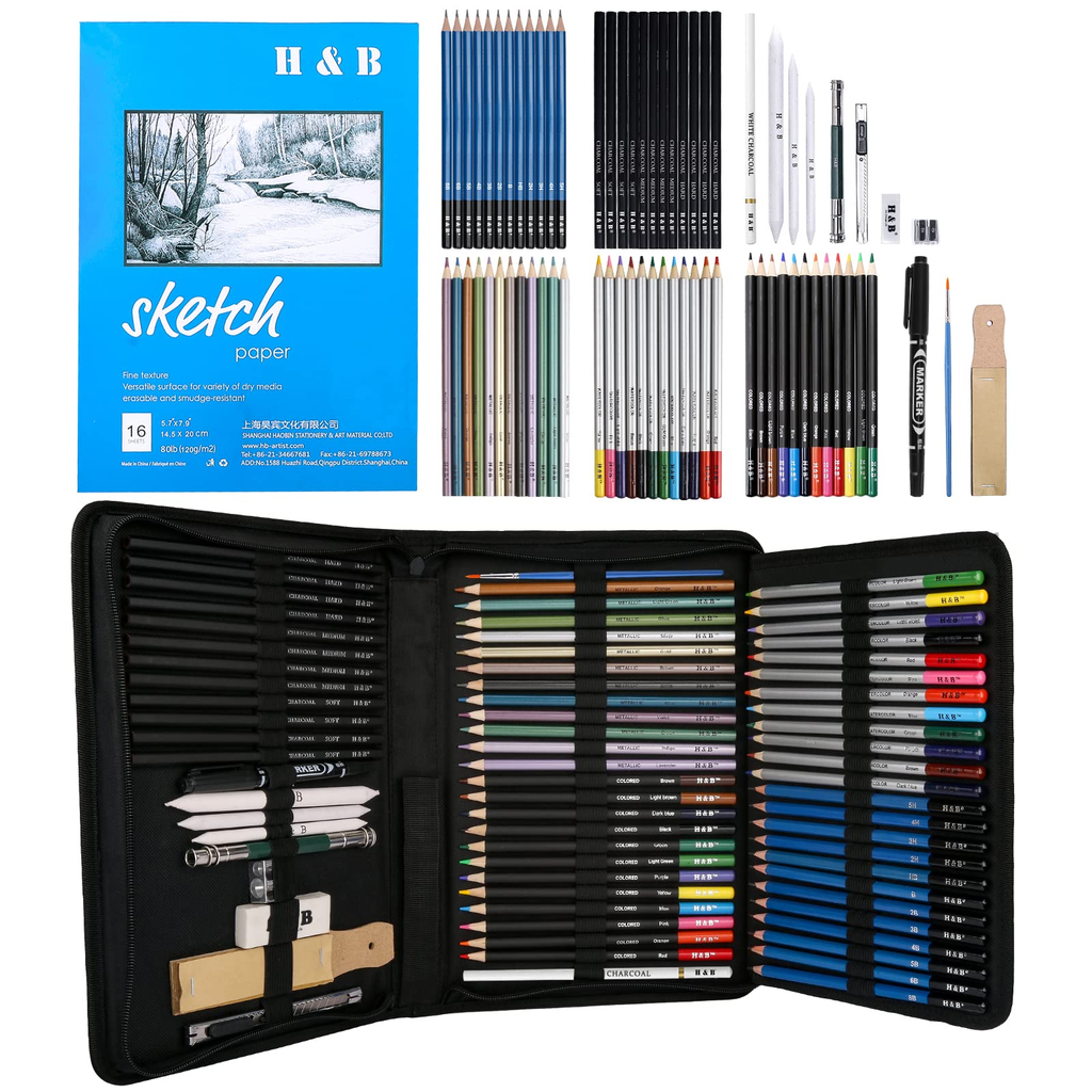 Tekesia Smith Art Atelier Colored Pencils Navy