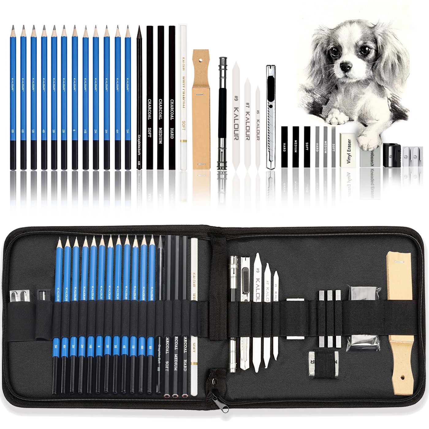 Sketch Pencil Set 8B-4H (16 pencils) product photo