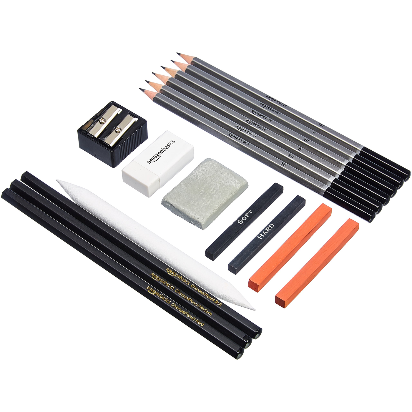 Charcoal Drawing Set Vine Soft (12) product photo