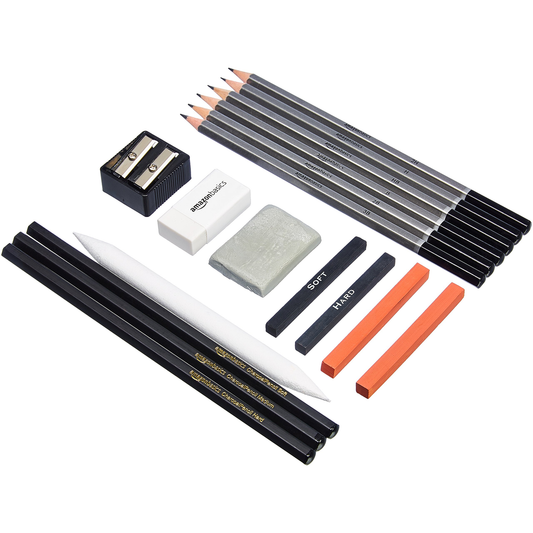 Charcoal Drawing Set Vine Soft (12) product photo