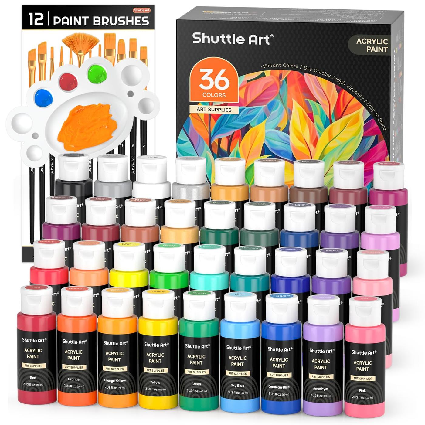 Acrylic Paint Set 12-color Starter product photo