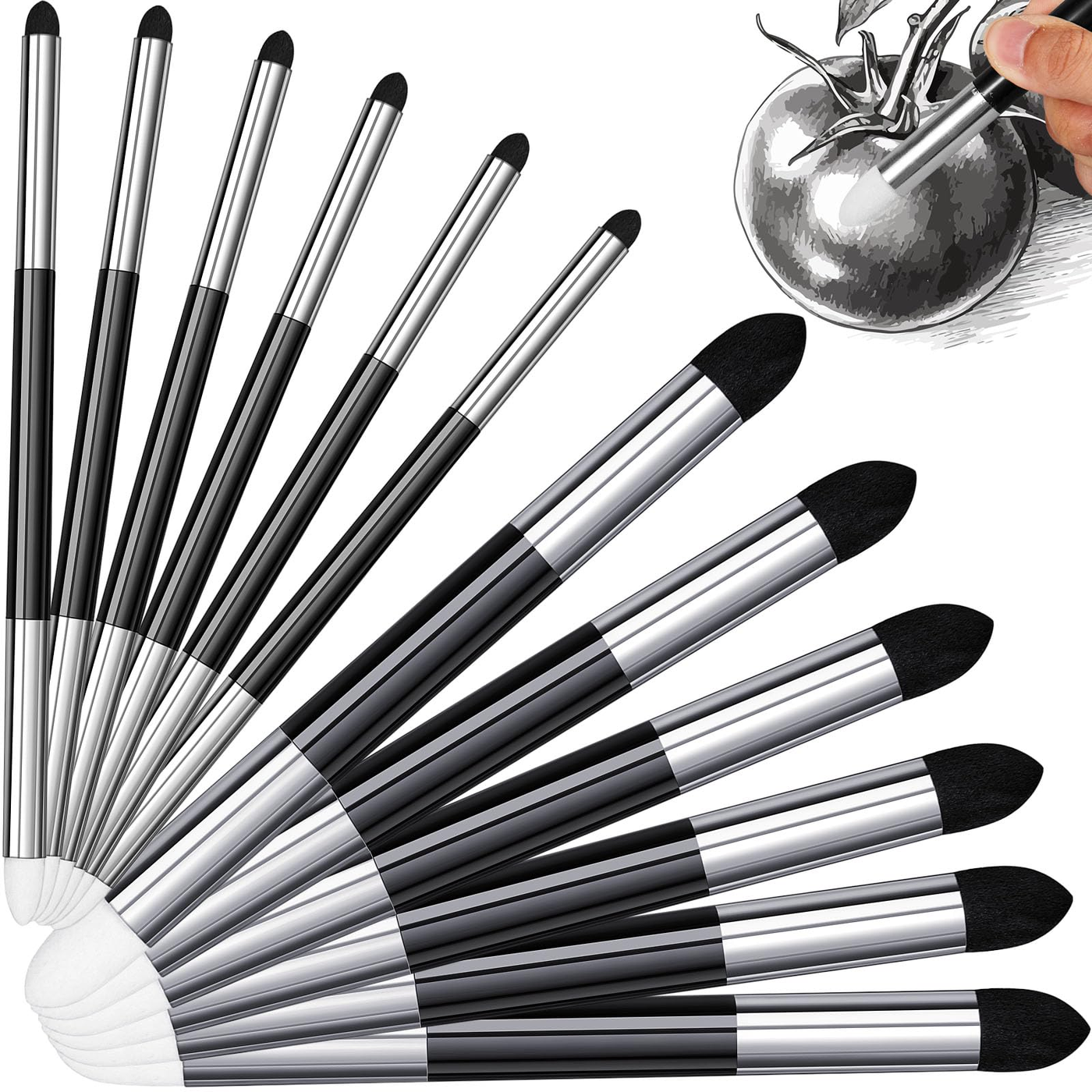 Blending Stump Set 12-piece large product photo